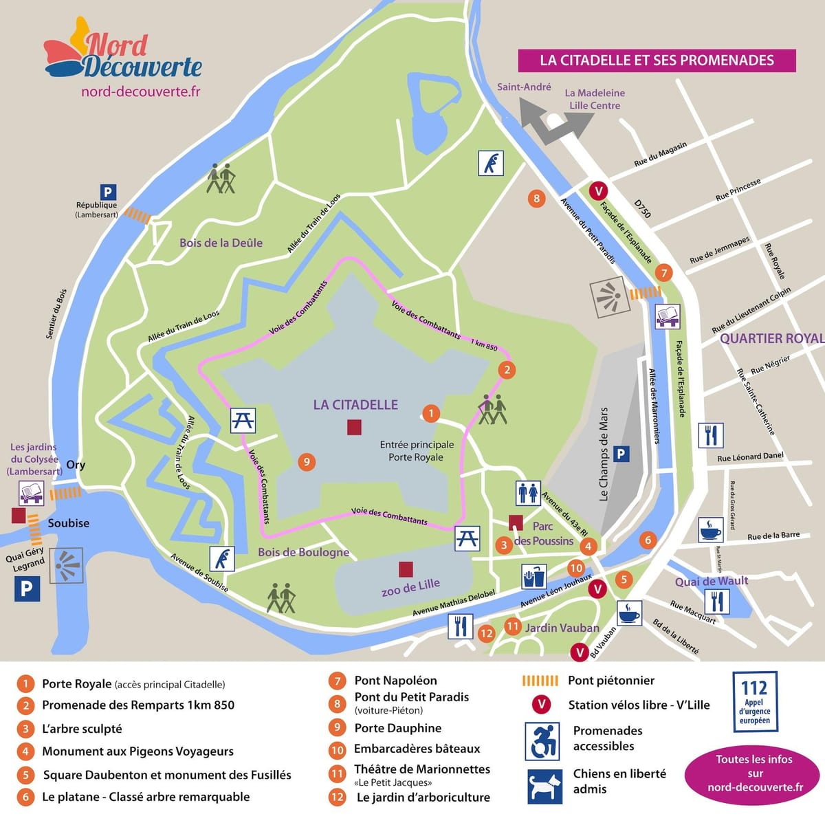 карта парк Лил